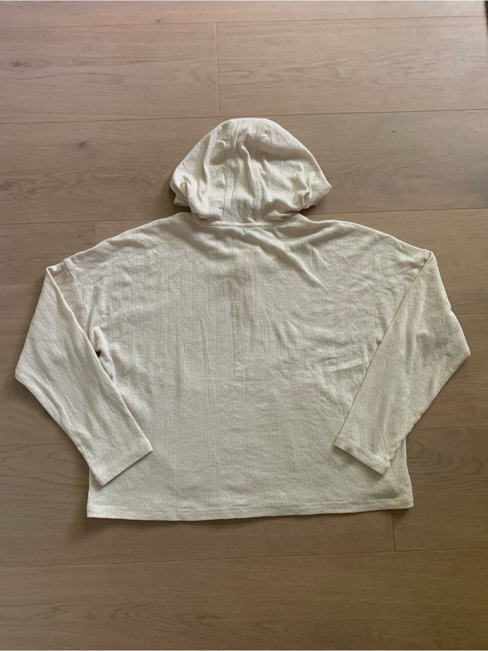 NWOT Toad & Co Women's M Foothill Pointelle Hoodie Pullover Beach Travel Surf - Picture 10 of 11